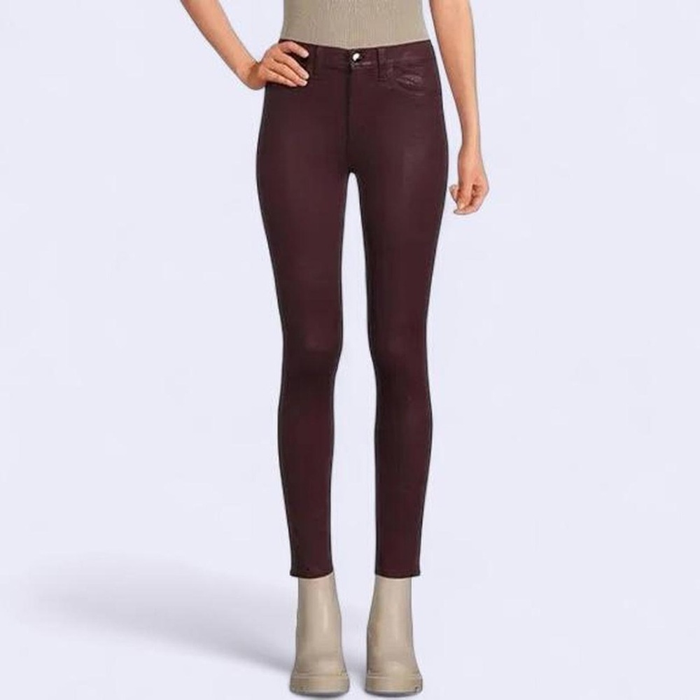 Joe’s Jeans Burgundy Skinny Pants